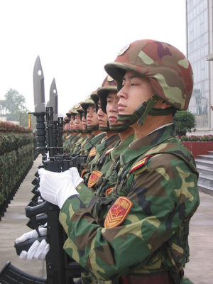 Chinese PLA Troops