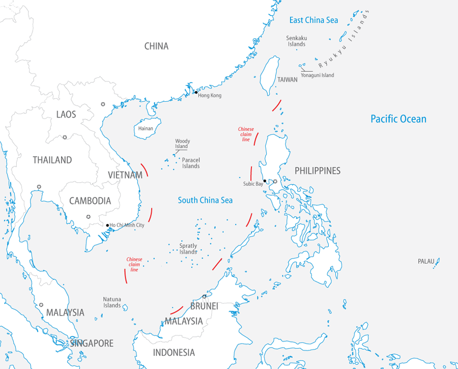East and South China Seas