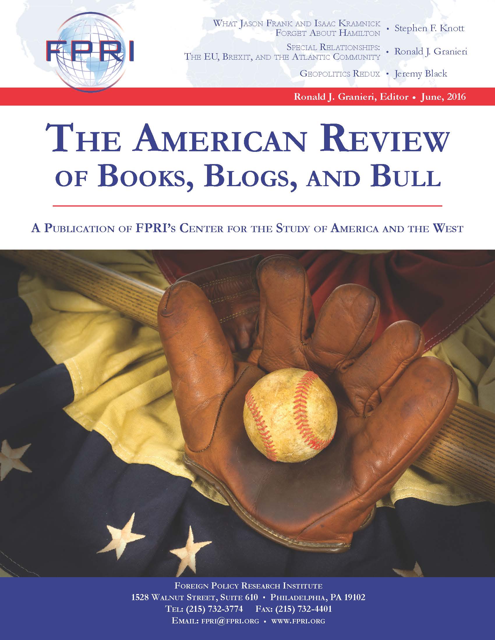 The American Review of Books, Blogs, and Bull – Issue 6
