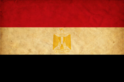 Egypt grunge flag