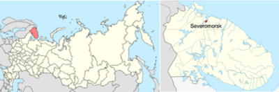 Severomorsk, Murmansk Oblast (Source: Wikipedia)