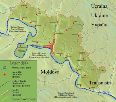 Transdniestria's eastern border with Ukraine (Source: Wikipedia)