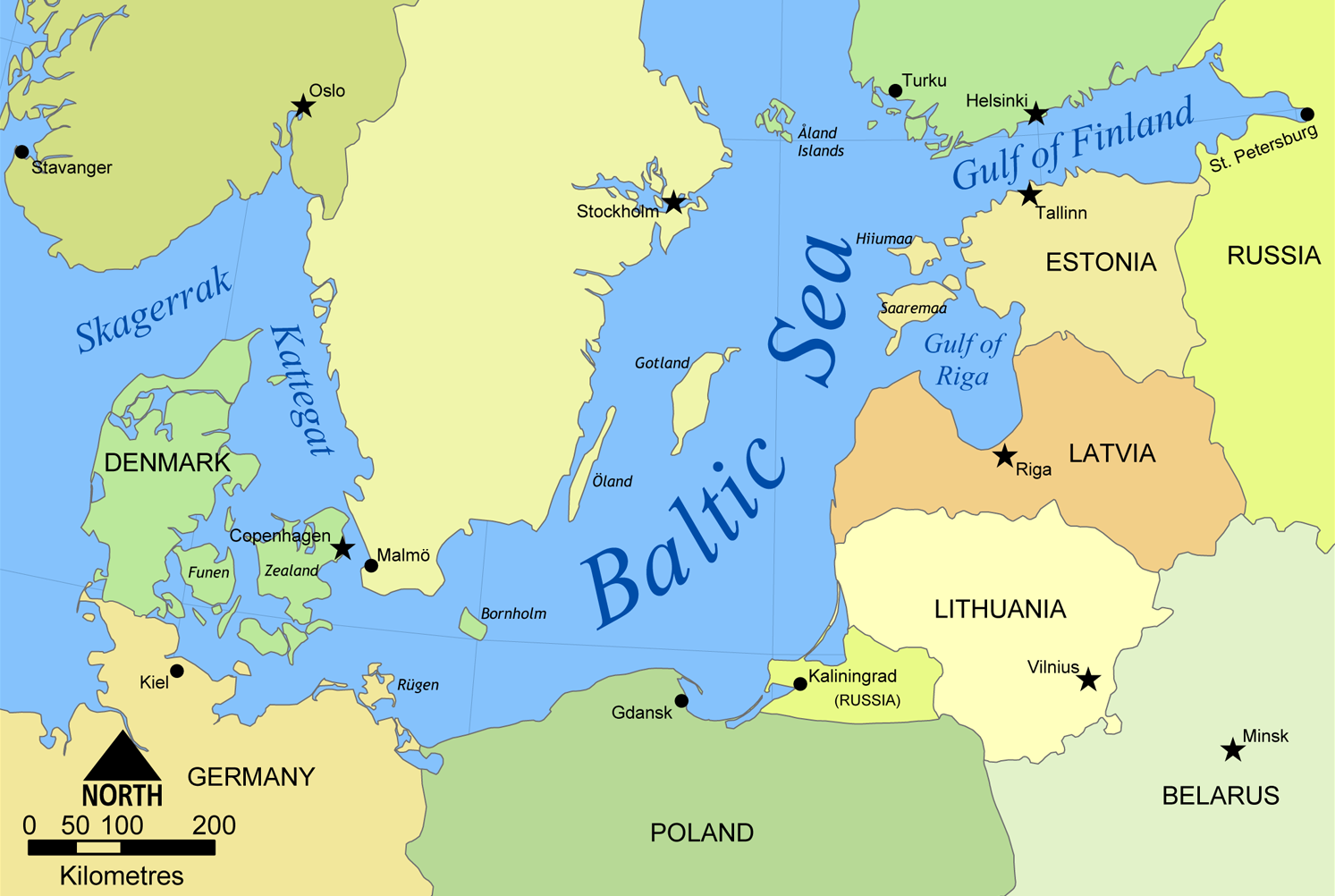Страны европы к выходу в море. Остров Рюген на карте Балтийского моря. Границы государств в Балтийском море на карте. Карта остров Рюген Балтика. Карта Балтийского моря и страны Балтийского моря.