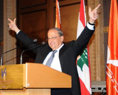 Lebanese President Michel Aoun (Source: Imadmhj/WikiMedia Commons)