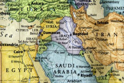 Map of the Middle East